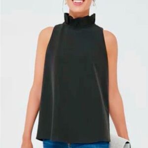 NWOT Flattering, high-neck, flared swing top. Versatile bow in the back.